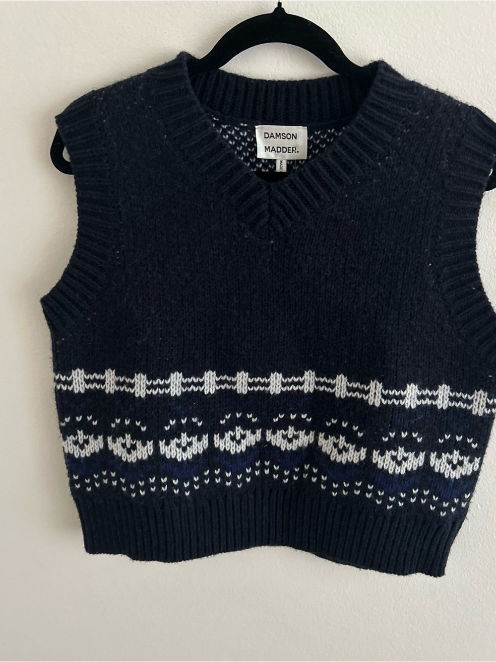 NWT Damson Madder Rhona Tank in Navy Horse - Picture 3 of 7